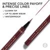 imageLOreal Paris Haute Precision Waterproof Liquid Eyeliner SmudgeProof Eye Liner with MicroTip for up to 28HR Eye Makeup Wear 020 Brown Leather050 BURGUNDY CASHMERE
