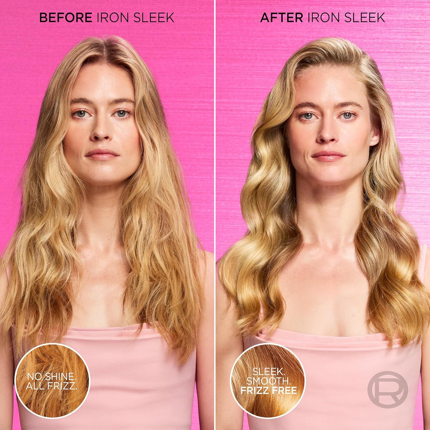 imageLOreal Paris Sulfate Free Iron Sleek Smoothing Shampoo Frizz Control and HumidityResistant Formula with AlphaAcids for Frizzy Hair EverPure Hair Care 68 Fl Oz