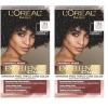 image:imageLOreal Paris Excellence Universal Nudes Permanent Hair Color Ammonia Free Hair Dye for Gray Hair Coverage 6N Natural Light Brown 1 Kit Pack of 21N Natural Black