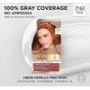 image:imageLOreal Paris Excellence Universal Nudes Permanent Hair Color Ammonia Free Hair Dye for Gray Hair Coverage 6N Natural Light Brown 1 Kit Pack of 2Core Natural Copper