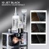 image:imageLOreal Paris Feria MultiFaceted Shimmering Permanent Hair Color High Intensity Hair Dye for 3X Highlights 10 Jet Black 1 Kit Pack of 210 Jet Black Blackest Black
