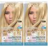 image:imageLOreal Paris Feria MultiFaceted Shimmering Permanent Hair Color High Intensity Hair Dye for 3X Highlights 10 Jet Black 1 Kit Pack of 21121 Bad to the Blonde Ultra Pearl Blonde