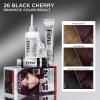 image:imageLOreal Paris Feria MultiFaceted Shimmering Permanent Hair Color High Intensity Hair Dye for 3X Highlights 10 Jet Black 1 Kit Pack of 226 Black Chery Deepest Magenta