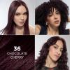 image:imageLOreal Paris Feria MultiFaceted Shimmering Permanent Hair Color High Intensity Hair Dye for 3X Highlights 10 Jet Black 1 Kit Pack of 236 Deep Burgundy Brown