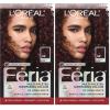 image:imageLOreal Paris Feria MultiFaceted Shimmering Permanent Hair Color High Intensity Hair Dye for 3X Highlights 10 Jet Black 1 Kit Pack of 242 Burgundy Blush