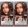 image:imageLOreal Paris Feria MultiFaceted Shimmering Permanent Hair Color High Intensity Hair Dye for 3X Highlights 10 Jet Black 1 Kit Pack of 2515 Chocolate Glaze