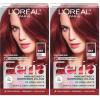 image:imageLOreal Paris Feria MultiFaceted Shimmering Permanent Hair Color High Intensity Hair Dye for 3X Highlights 10 Jet Black 1 Kit Pack of 2R57 Cherry Crush Intense Medium Auburn