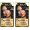 image:imageLOreal Paris Superior Preference Luminous FadeDefying Permanent Hair Color Hair Dye For Up to 9 Weeks of Radiance 6AM Light Amber Brown 1 Kit Pack of 202 Natural Black