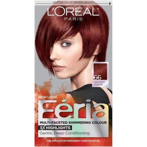 image:imageLOreal Paris Feria MultiFaceted Shimmering Permanent Hair Color High Intensity Hair Dye for 3X Highlights 10 Jet Black 1 Kit Pack of 266 Very Rich Auburn