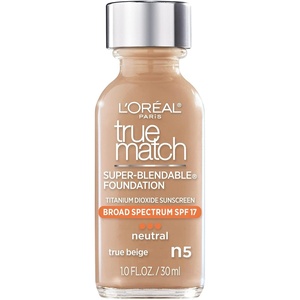 image:imageLOral Paris Makeup True Match SuperBlendable Liquid Foundation Caramel Beige W7 1 Fl Oz1 CountN5 TRUE BEIGE
