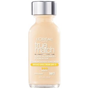 image:imageLOral Paris Makeup True Match SuperBlendable Liquid Foundation Caramel Beige W7 1 Fl Oz1 CountW1 PORCELAIN