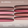 image:imageLOreal Paris Blurfiller Lip Liner Lightweight Buildable and Sculpting Lip Pencil Line Define and Contour for FullerLooking Lips Bordeaux Bisous 021 ozTea Time