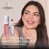 image:imageLOreal Paris Plump Ambition Hyaluron Lip Oil Shimmer 24 HR Lip Gloss with Hyaluronic Acid Volumizing Formula with GlassLike Shine Mauve Lights 016 fl oz641 Latte Glace