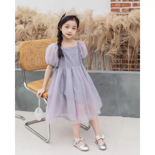 DADAWEN Girls Mary Jane Dress Shoes Front Bow Ballerina Flats Princess Wedding Party School Shoes 