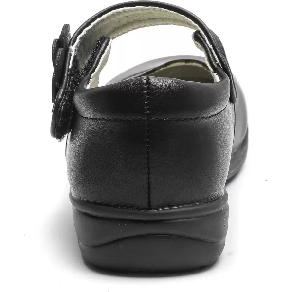 DADAWEN Girls Mary Jane Flats School Uniform Shoes Strap Dress Shoes 