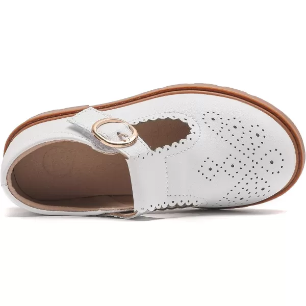 DADAWEN Girls Toddler/Little Kid/Big Kid Mary Jane Dress Shoes Ballet Flats for Girl Party Wedding School Shoes