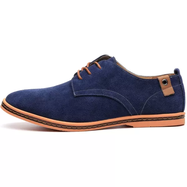 DADAWEN Men's Classic Suede Leather Oxford Dress Shoes Business Casual Shoes