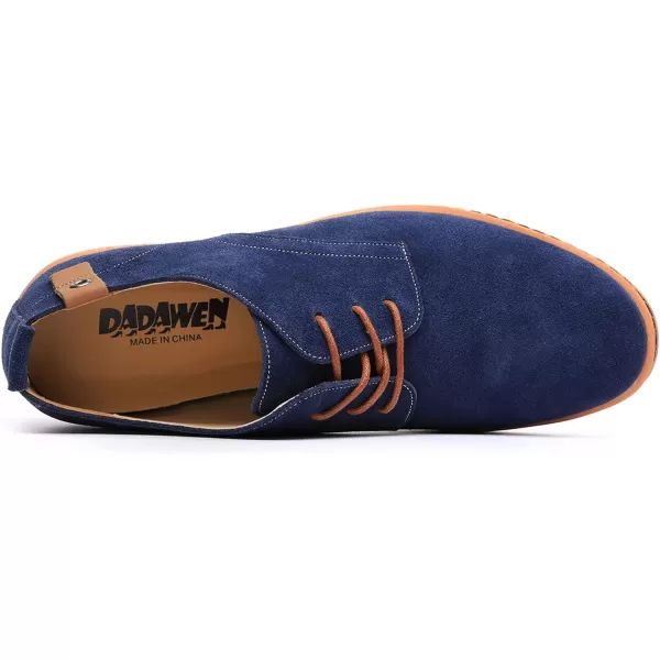 DADAWEN Men's Classic Suede Leather Oxford Dress Shoes Business Casual Shoes