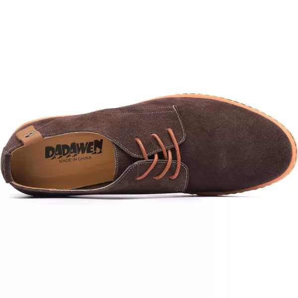 DADAWEN Men's Classic Suede Leather Oxford Dress Shoes Business Casual Shoes