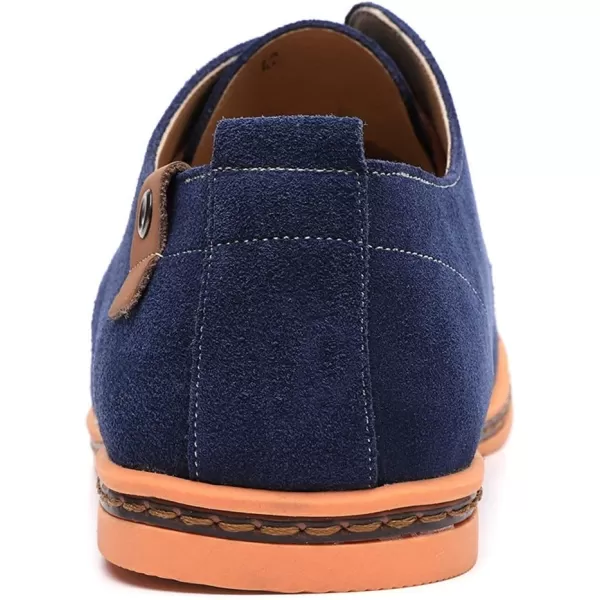 DADAWEN Men's Classic Suede Leather Oxford Dress Shoes Business Casual Shoes