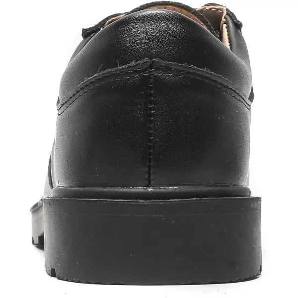 DADAWEN Toddler Boys Girls Classic Lace-Up Dress Shoes Oxfords Wedding Church School Uniform Shoes 