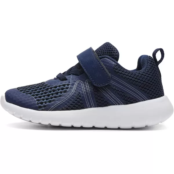 DADAWEN Toddler/Little Kid Boys Girls Lightweight Breathable Sneakers Strap Athletic Tennis Shoes for Running Walking