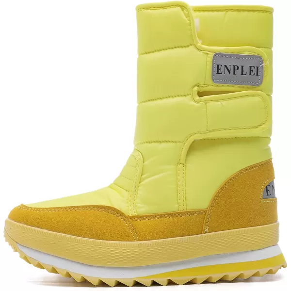 DADAWEN Women's Waterproof Frosty Snow Boot