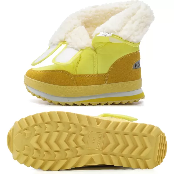 DADAWEN Women's Waterproof Frosty Snow Boot