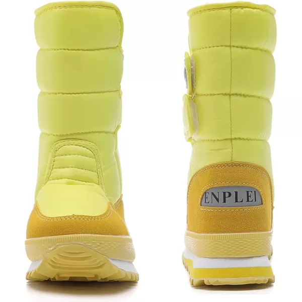 DADAWEN Women's Waterproof Frosty Snow Boot