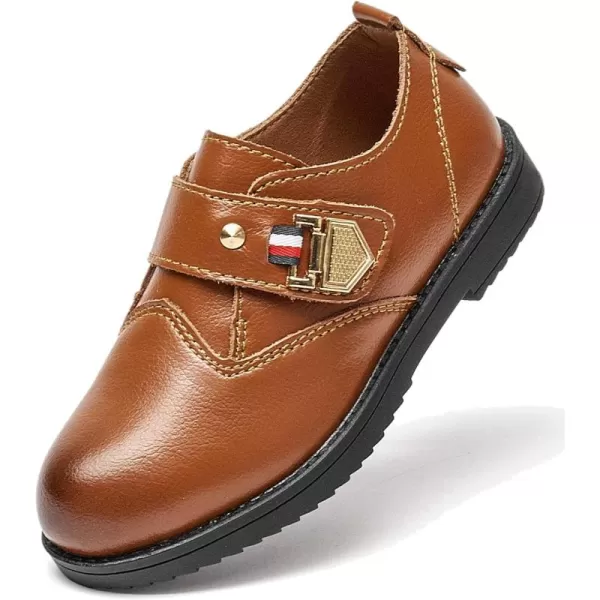 DADAWEN Boy's Classic Comfort School Uniform Shoes Formal Oxfords Casual Dress Shoes 