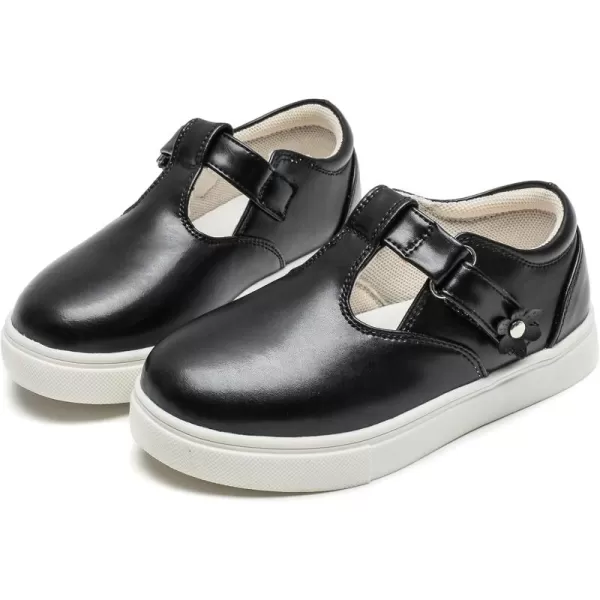 DADAWEN Girls Cute Mary Jane Flats School Uniform Shoes Comfort Sneakers 