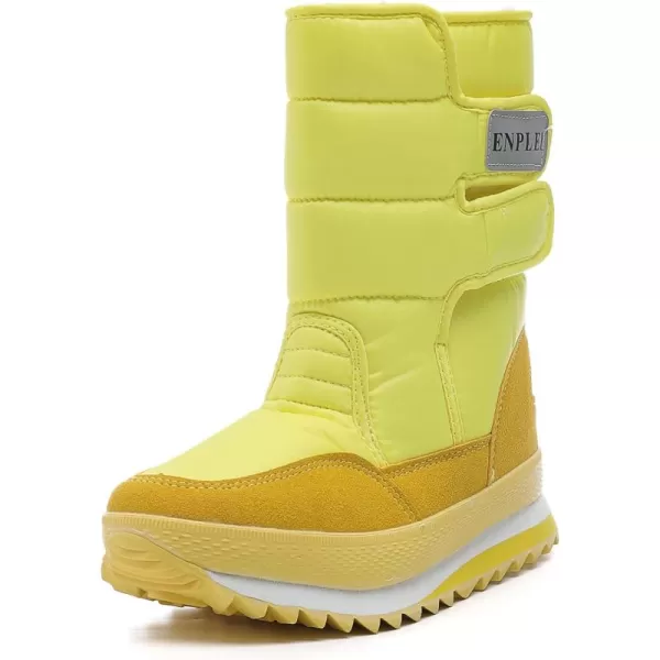 DADAWEN Women's Waterproof Frosty Snow Boot