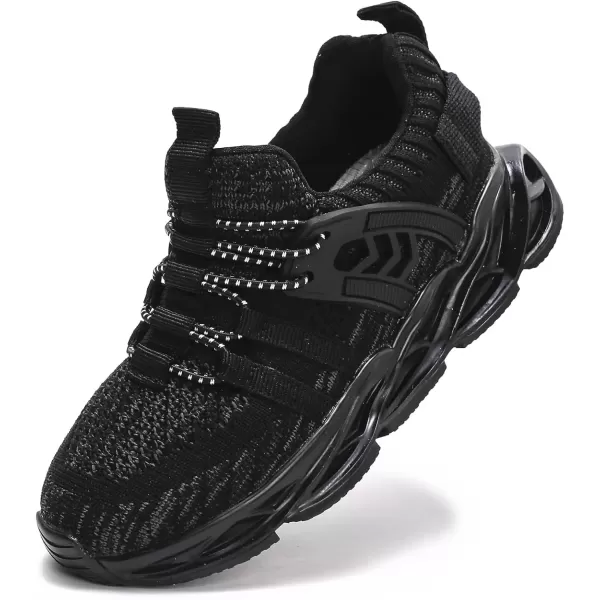 imageDADAWEN ToddlerLittle Kid Boys Girls Lightweight Breathable Sneakers Strap Athletic Tennis Shoes for Running WalkingBlack169
