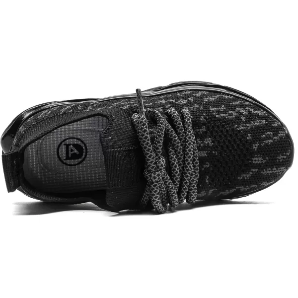 imageDADAWEN ToddlerLittle Kid Boys Girls Lightweight Breathable Sneakers Strap Athletic Tennis Shoes for Running WalkingBlacknew Style