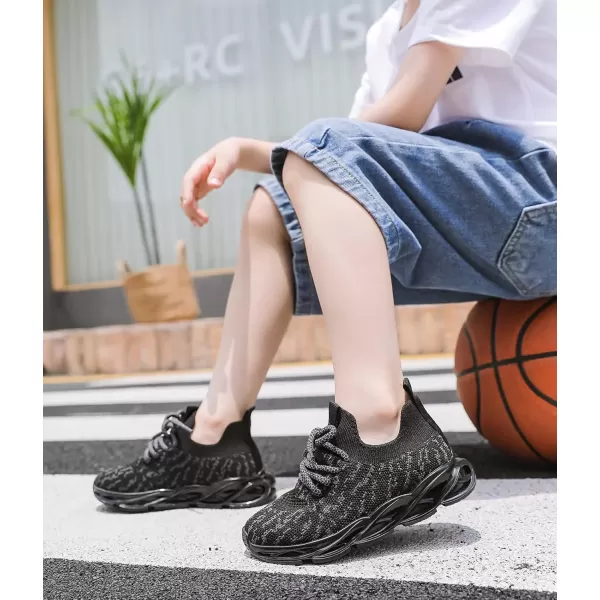 imageDADAWEN ToddlerLittle Kid Boys Girls Lightweight Breathable Sneakers Strap Athletic Tennis Shoes for Running WalkingBlacknew Style