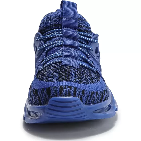 imageDADAWEN ToddlerLittle Kid Boys Girls Lightweight Breathable Sneakers Strap Athletic Tennis Shoes for Running WalkingBlue169