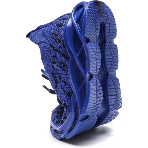 imageDADAWEN ToddlerLittle Kid Boys Girls Lightweight Breathable Sneakers Strap Athletic Tennis Shoes for Running WalkingBluenew Style