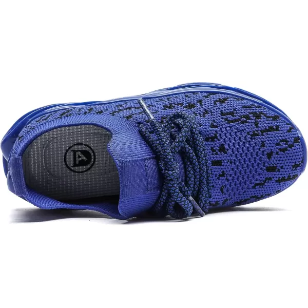 imageDADAWEN ToddlerLittle Kid Boys Girls Lightweight Breathable Sneakers Strap Athletic Tennis Shoes for Running WalkingBluenew Style