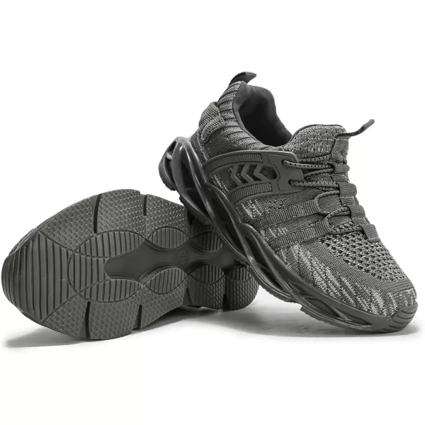 imageDADAWEN ToddlerLittle Kid Boys Girls Lightweight Breathable Sneakers Strap Athletic Tennis Shoes for Running WalkingGrey169