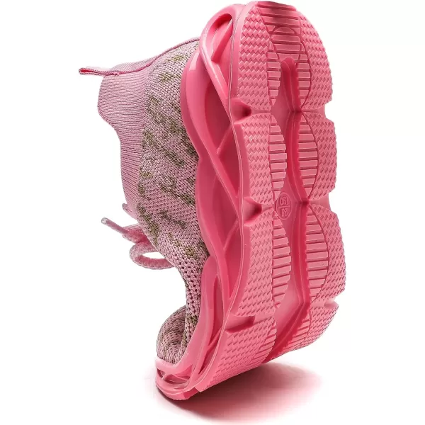 imageDADAWEN ToddlerLittle Kid Boys Girls Lightweight Breathable Sneakers Strap Athletic Tennis Shoes for Running WalkingHot Pinknew Style