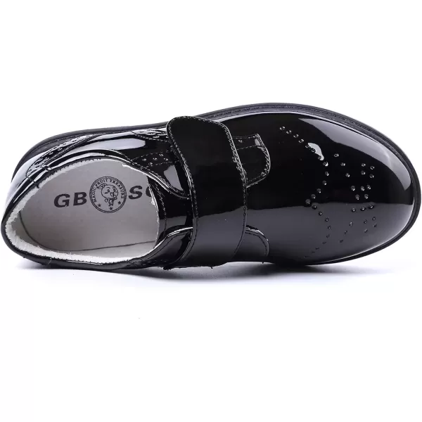 imageDADAWEN Boys Girls Classic School Uniform Comfort Oxford Dress Shoes Loafer Flats ToddlerLittle KidBig KidBlack
