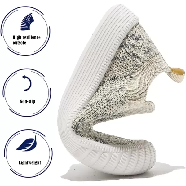 imageDADAWEN Boys Girls Toddler Sneakers Kids Lightweight Walking Shoes Mesh Breathable Tennis Shoes for ToddlerLittle KidsBeige