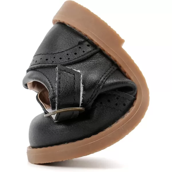 imageDADAWEN Girls Classic Mary Jane School Uniform Shoes Flat Dress Shoes03 Black