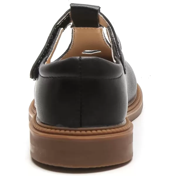 imageDADAWEN Girls Dress Shoes Mary Jane Flats Back to School Party Wedding ShoesToddlerLittle KidBig KidBlack