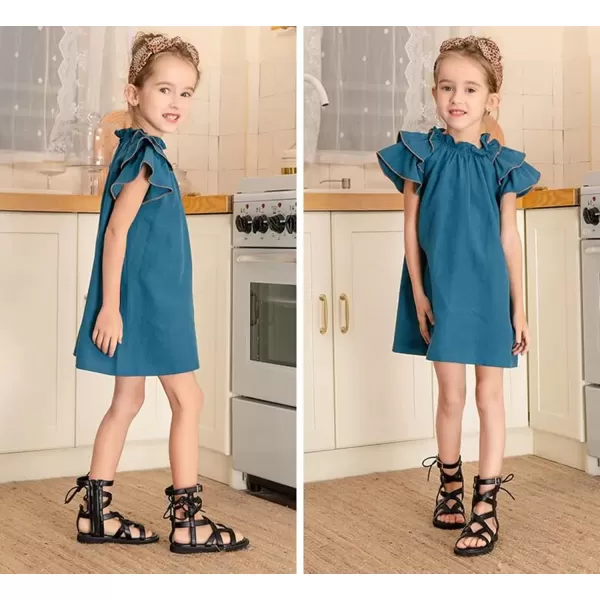 imageDADAWEN Toddler Girls Summer Side Zipper Open Toe Strappy Gladiator Sandals ToddlerLittle KidBlack