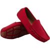imageDADAWEN Toddler Little Kid Boys Girls Soft Suede Leather Slip On Penny Loafer Dress Shoes Moccasin Flat Boat Shoes Wedding Church OxfordRed