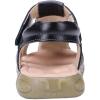 imageDADAWEN Boys Girls Leather Closed Toe Outdoor Sport Sandals ToddlerLittle KidBig KidBlack