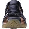 imageDADAWEN Boys Girls Leather Closed Toe Outdoor Sport Sandals ToddlerLittle KidBig KidBlack