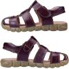 imageDADAWEN Boys Girls Leather Closed Toe Outdoor Sport Sandals ToddlerLittle KidBig KidBrown