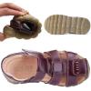 imageDADAWEN Boys Girls Leather Closed Toe Outdoor Sport Sandals ToddlerLittle KidBig KidBrown
